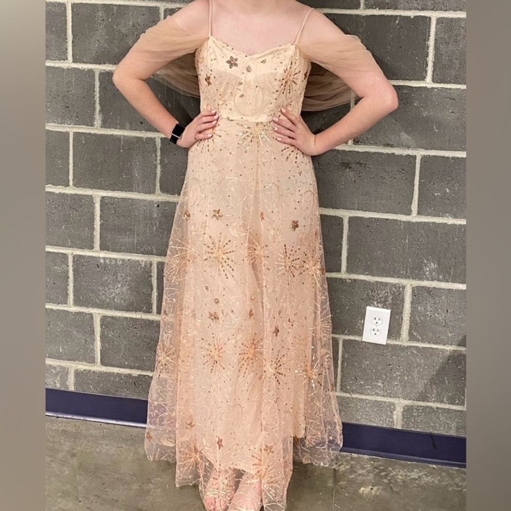 Elegant Pink Prom Dress